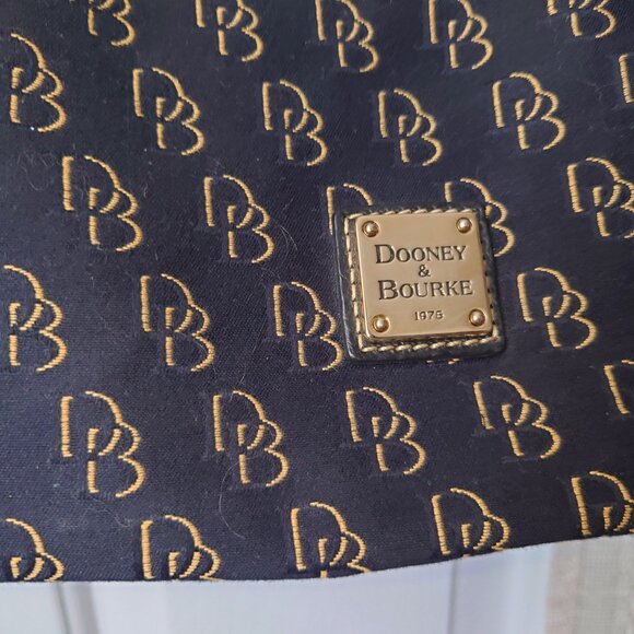 Dooney & Bourke Signature Small East West Slouch - Picture 2 of 13